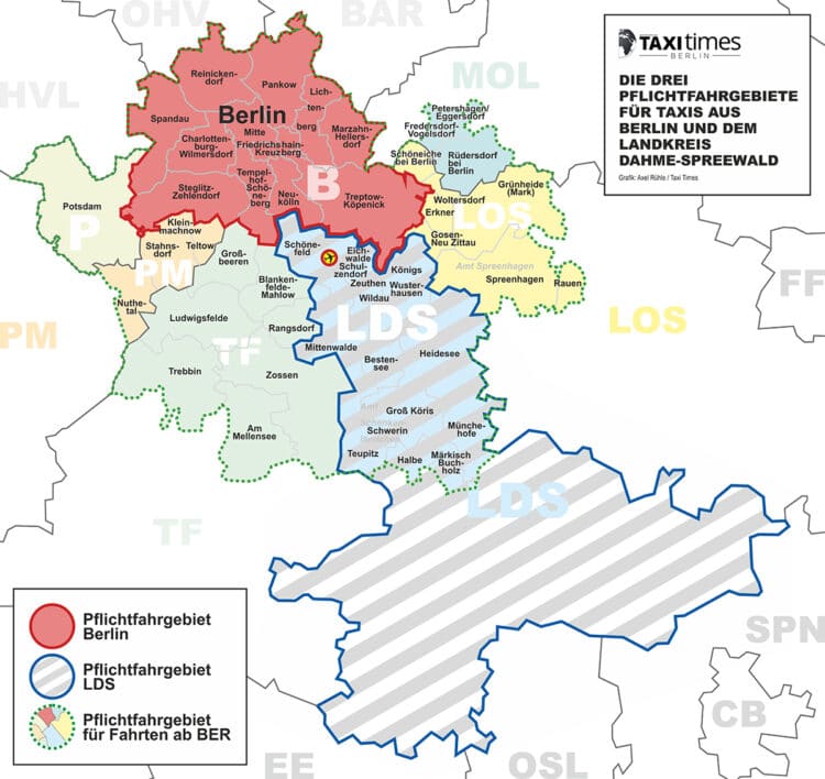 Berlin, LDS und BER: drei Tarife, drei Pflichtfahrgebiete, viele Fragen