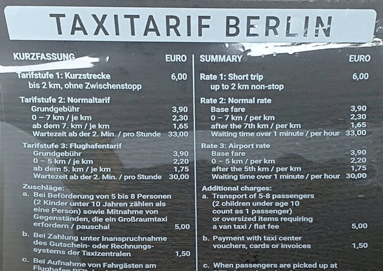 Schwierige Tariffindung in Berlin