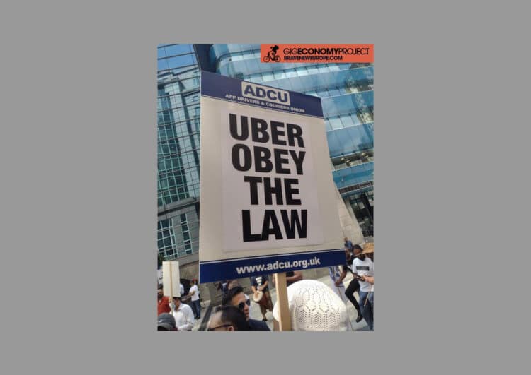 Uber-Files: In London streikten die Uber-Fahrer