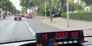 Taxi-Zuschlag für das Abholen von der Wohnung