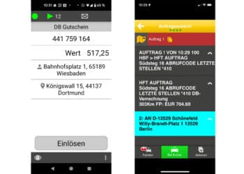 Bahntaxi-Gutscheine: einscannen, losfahren, abrechnen