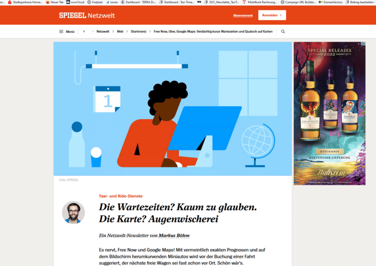 Spiegel-Beitrag entlarvt Free Now