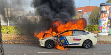 Der Brand eines Tesla-Taxis und seine Folgen