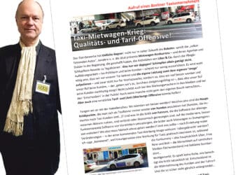 Positive Reaktionen auf private Taxi-Qualitätsoffensive
