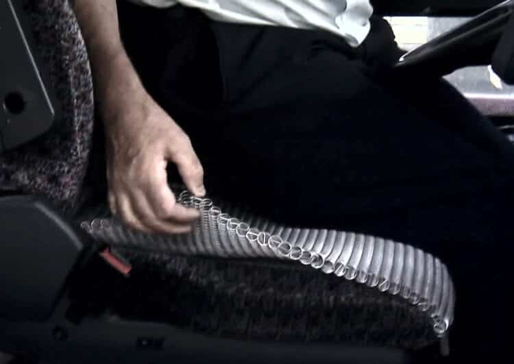 Berufskraftfahrer lässt selbst erfundene, belüftete Sitzmatte patentieren