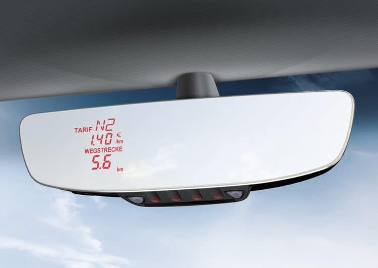 Hale präsentiert seinen neuen Taxameter