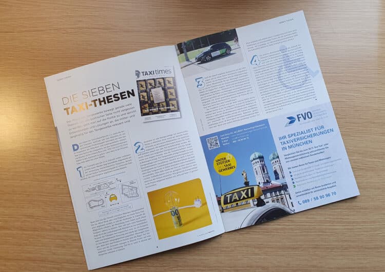 Münchner Thesen für eine bessere Taxi-Zukunft