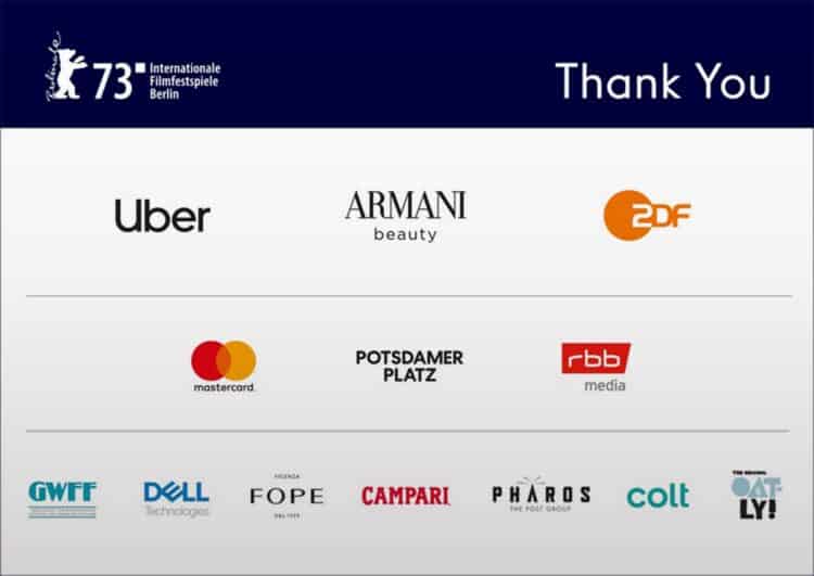 Berlinale: Goldene Augenbinde für Mariette Rissenbeek und Claudia Roth