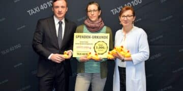 Wiener Taxizentrale unterstützt Verein für Krisenprävention