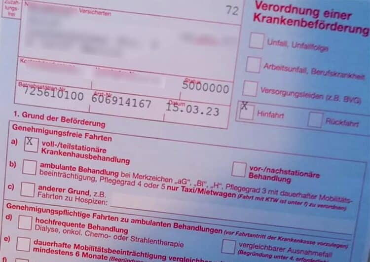 AOK-Machtspiele gegen das Taxi auf dem Rücken der Patienten