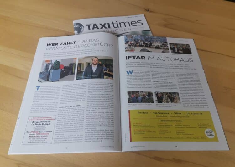 Mutmacher für das Münchner Taxigewerbe