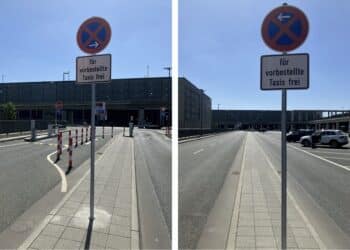 Laden am BER nur noch im ausgewiesenen Bereich erlaubt