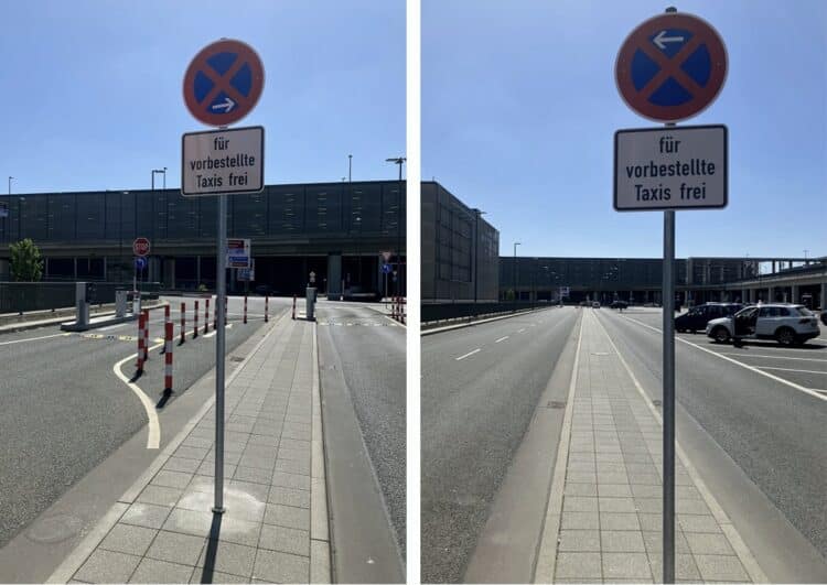 Laden am BER nur noch im ausgewiesenen Bereich erlaubt