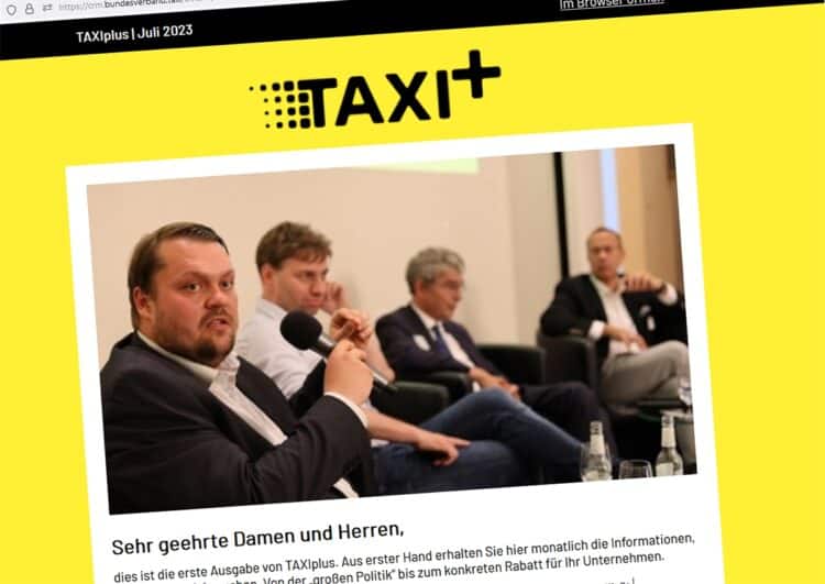 Taxi-Plus: Bundesverband intensiviert Kommunikation mit seinen Mitgliedern