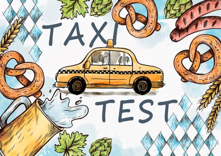 Münchener Radiosender macht den großen Taxi-Test, Finanzbeamter testet mit