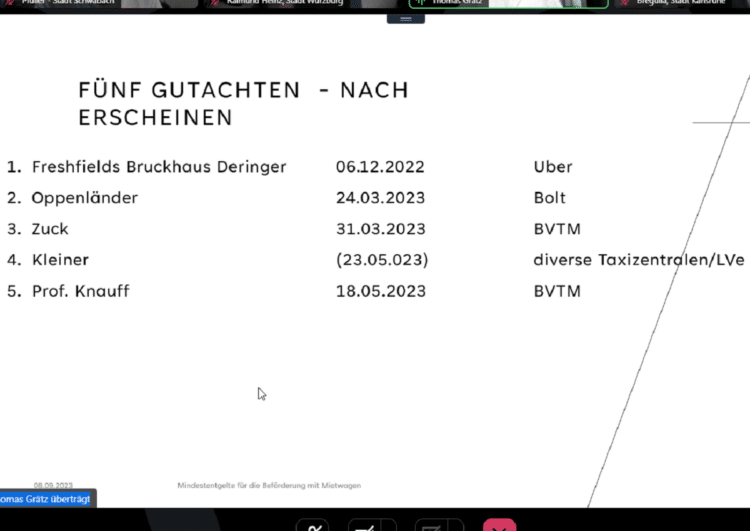 Mindesttarif für Mietwagen: 5 Gutachten und ihre Bewertung