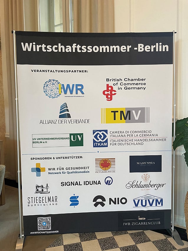 TMV beim Berliner Wirtschaftssommer des IWR