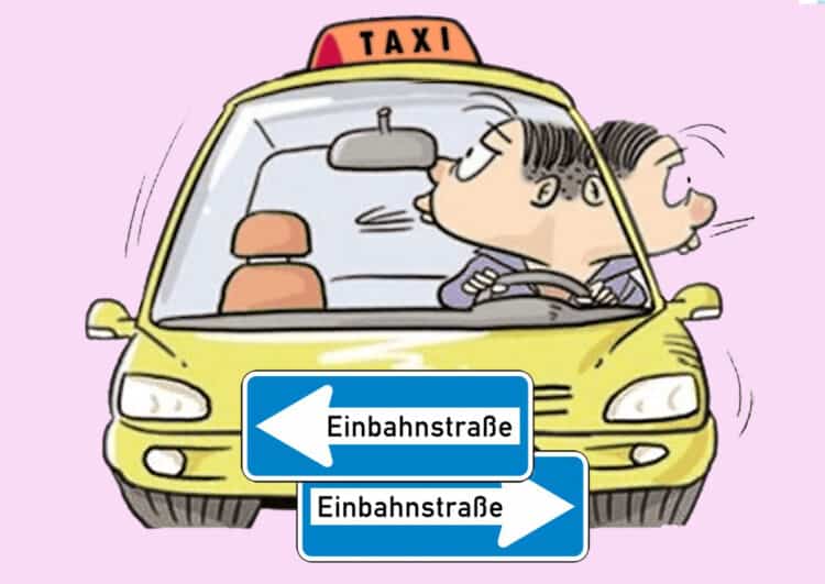 Rückwärtsfahren in der Einbahnstraße – wer haftet beim Crash?