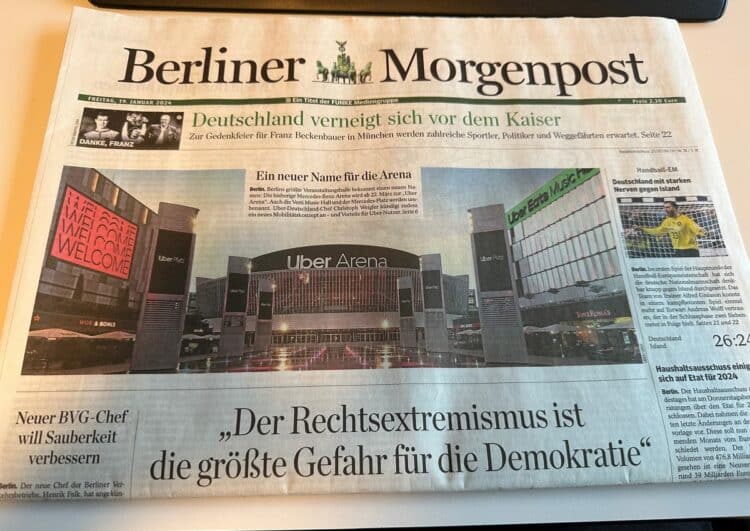 Uber-Arena – Berlin überschreitet eine rote Linie