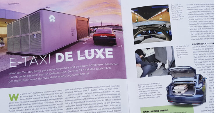 Deutschlands Taxitarife – Bürokratiemonster Krankenfahrten – Nio ET7