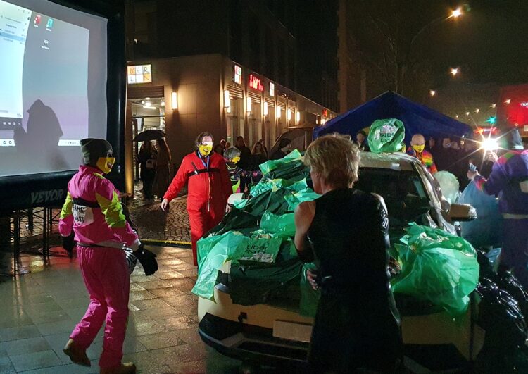 Wenn Uber-Protest zur Taxi-Kunst wird