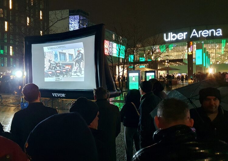 Wenn Uber-Protest zur Taxi-Kunst wird