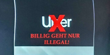 Kunstperformance gegen Uber – Fakten