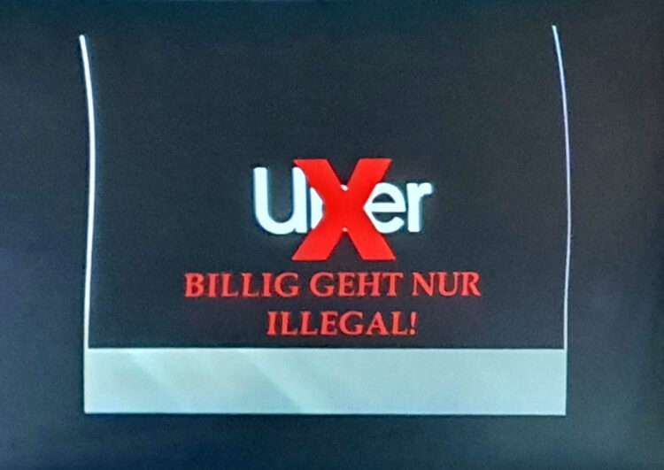 Kunstperformance gegen Uber – Fakten