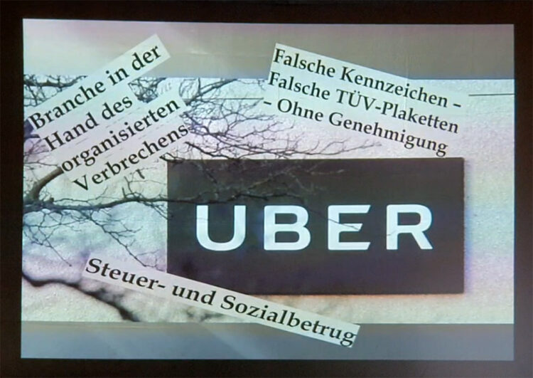 Kunstperformance gegen Uber – Fakten