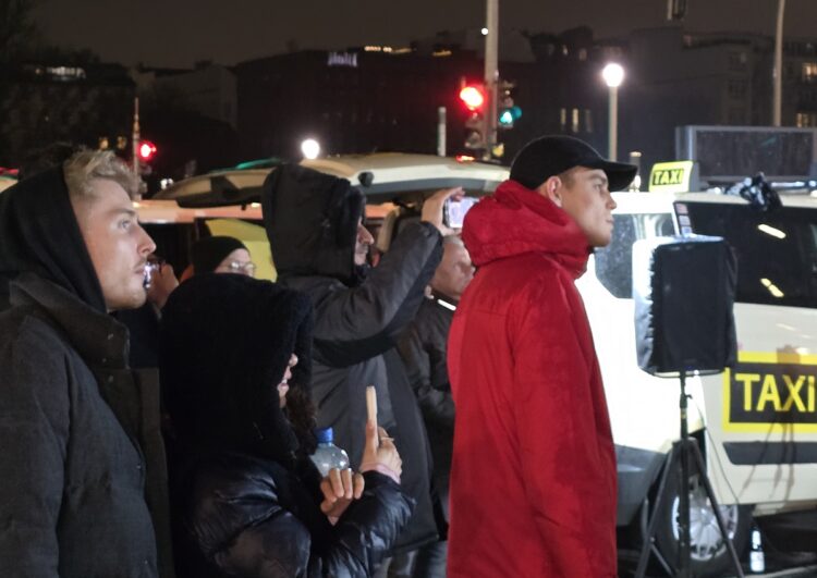 Wenn Uber-Protest zur Taxi-Kunst wird