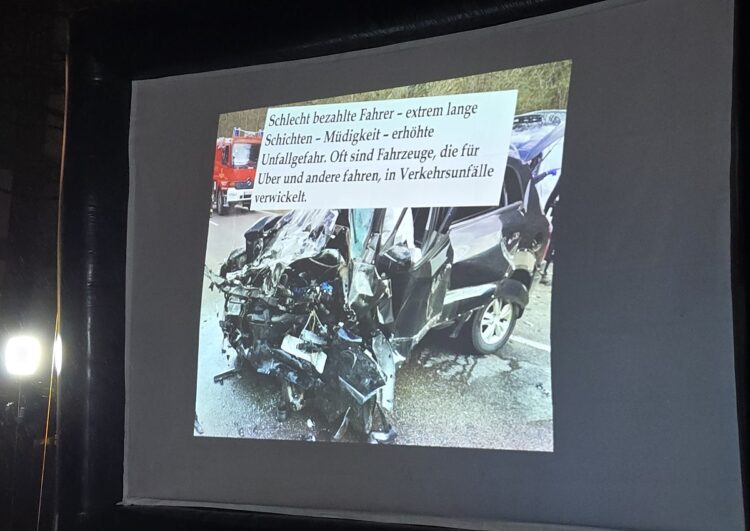 Wenn Uber-Protest zur Taxi-Kunst wird