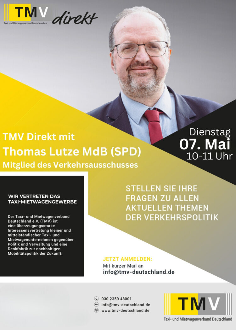 TMV direkt mit Thomas Lutze (SPD)
