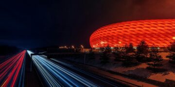 EM Deutschland – Schottland: Stadionzufahrt in München