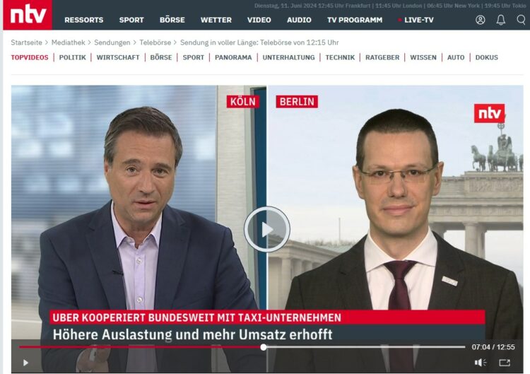 Jetzt im ganzen Land – Uber will Taxifahrten vermitteln