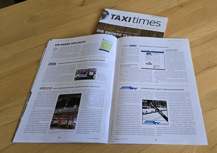 Neue Taxi-Times-Ausgabe erschienen: Eine Taxi-Übersicht in Quartett-Form