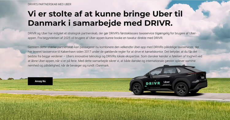 Schafspelz gewechselt? Uber kehrt als „Taxipartner“ nach Dänemark zurück
