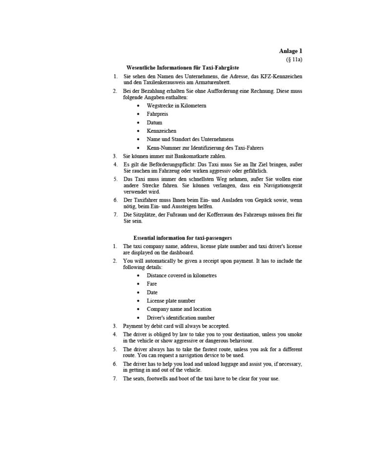 Gemeinsam gegen die „Taxi-Standplatz-Mafia“