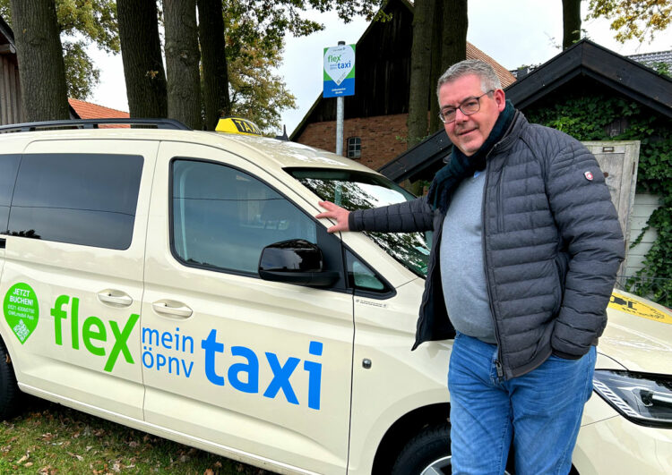 ÖPNV-Taxi startet als „flex taxi“ in Harsewinkel und Verl