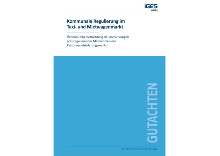 Gutachten: Mindestpreise für Uber & Co empfohlen