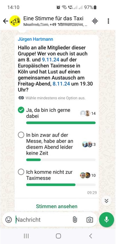 Auf ein Abendessen mit unseren Abonnenten