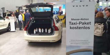 Volvo auf der Taximesse: Hybrid-Modelle ersetzen Diesel-Varianten