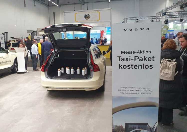 Volvo auf der Taximesse: Hybrid-Modelle ersetzen Diesel-Varianten