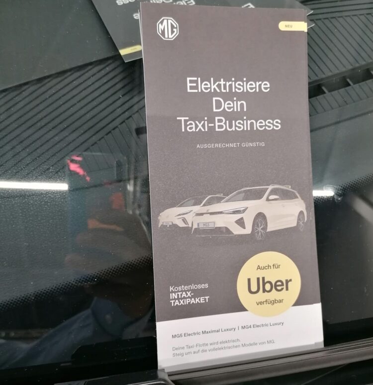 Taximesse: Warum ein Aufkleber für große Aufregung sorgte