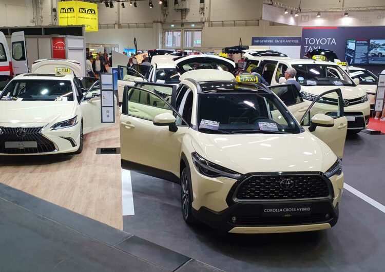 Taximesse und die Autos: Toyota kann auch Inklusion