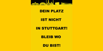 Taxi-Mahnwache wegen Untätigkeit des Landratsamtes Rems-Murr-Kreis