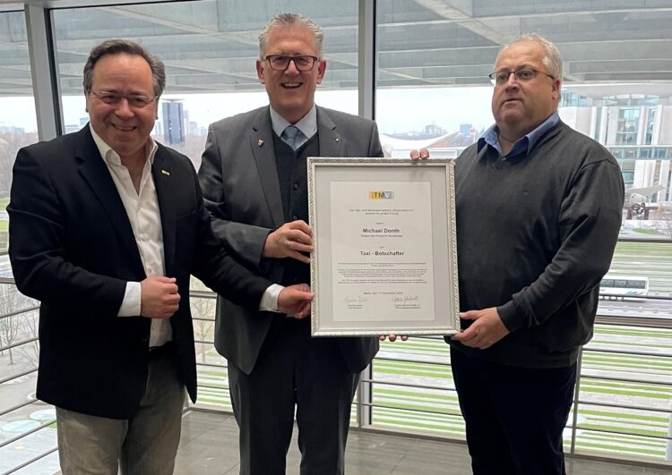 Schopf und Donth zu Taxi-Botschaftern ernannt