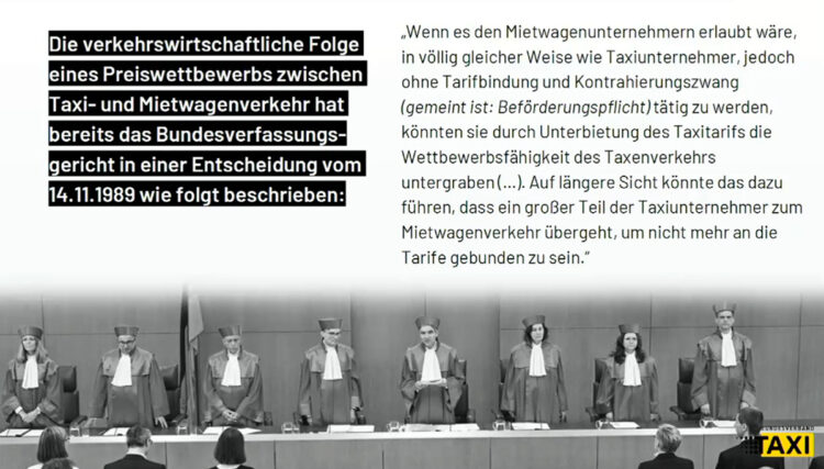 Berliner Mindestfahrpreise, Teil 1: Dringlicher Antrag angenommen