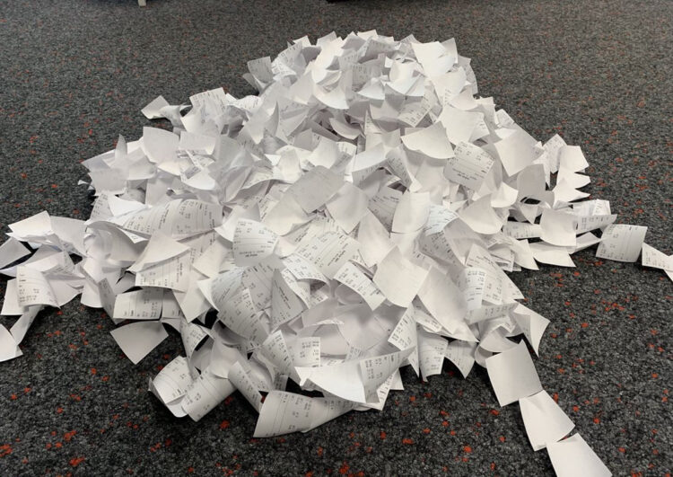 Handschriftliche Quittung – Chronik eines angekündigten Todes