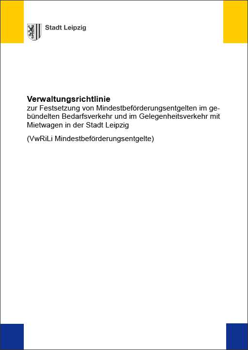 Leipziger Mindestfahrpreise für Mietwagen: Zur Nachahmung befohlen