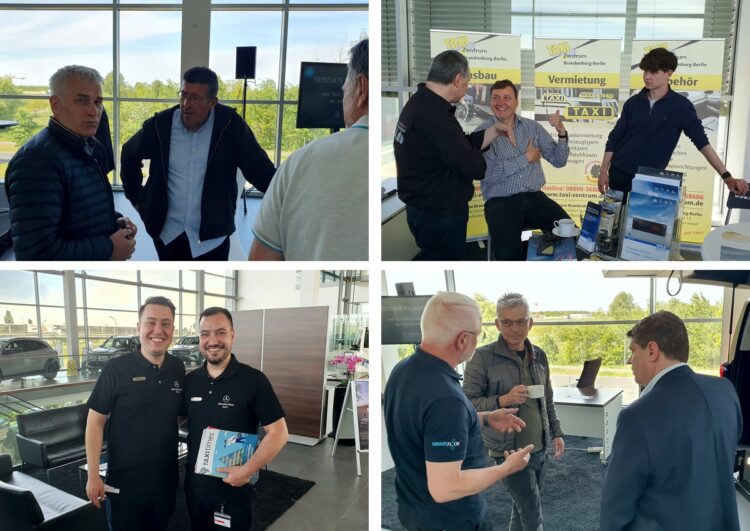 Mercedes mit Taxiumrüstung: „Wir sind wieder für Euch da.“